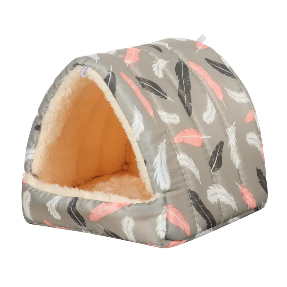 Cute Cartoon Rabbit, Squirrel, Guinea Pig Nest,