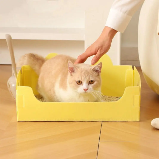 Foldable Disposable Cat Litter Box, Waterproof Cat Toilet, Outdoor Travel