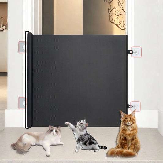 Automatic Retractable Gate, Particularly Convenient Training Tool, Safety Enclosure, Suitable for Puppies ans cats