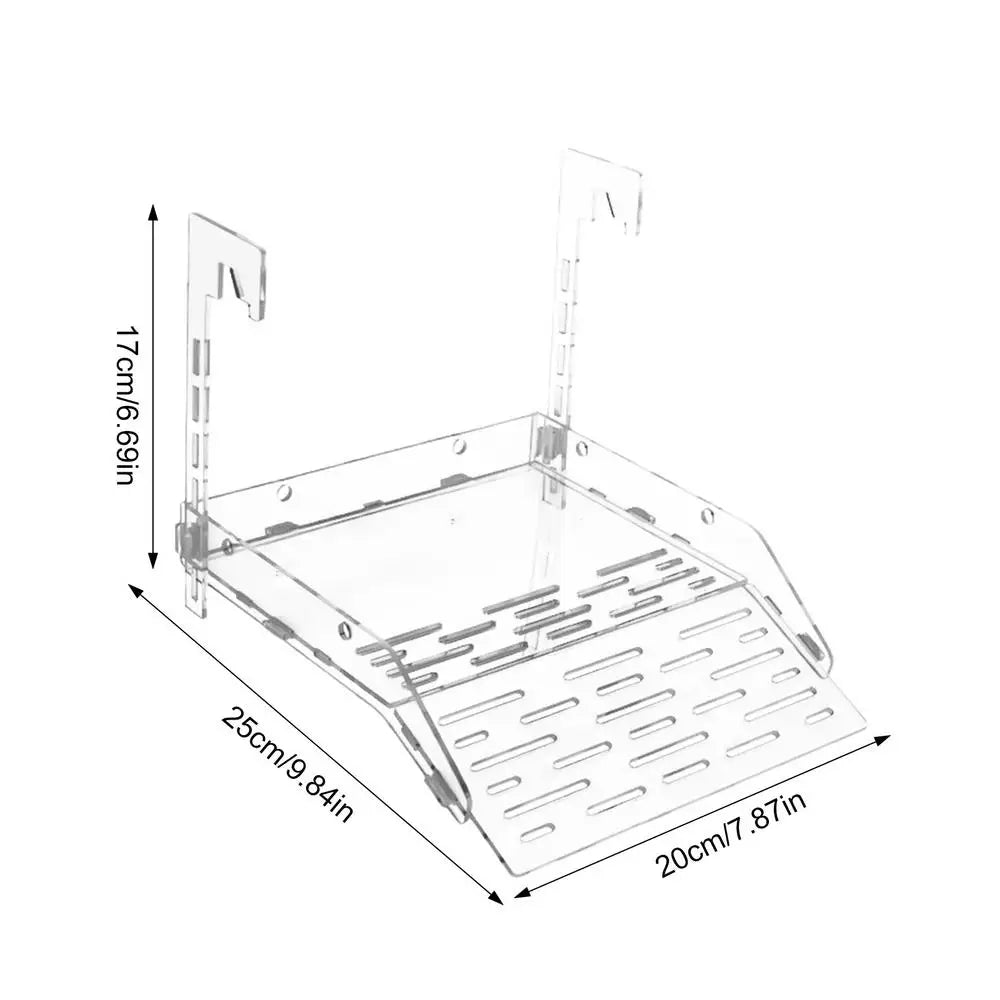 Turtle Basking Ramp, Acrylic Multipurpose Basking Dock, Aquarium Reptile Resting Terrace, Turtle Tank Accessories For Lizards, and Frogs