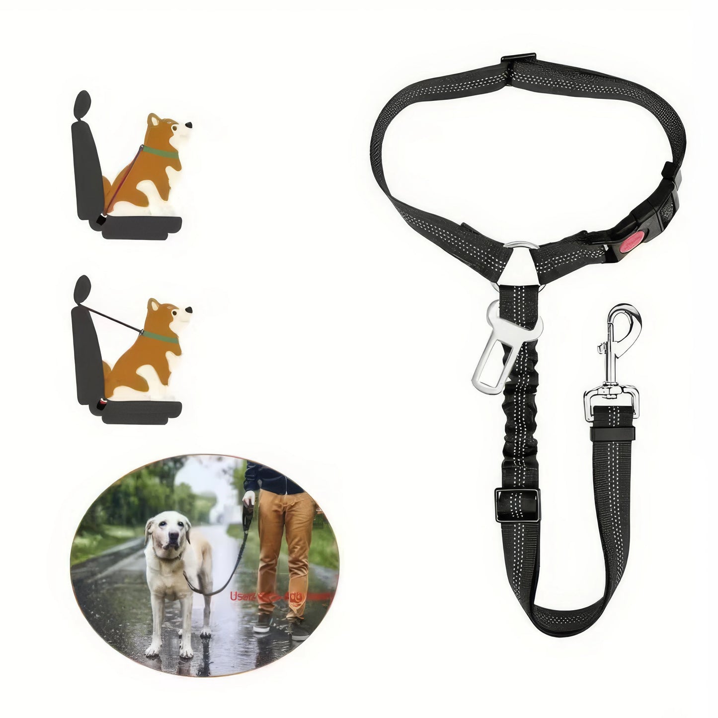 Pet Car Safety Rope