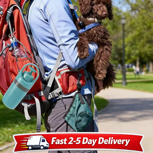 Portable Dog Pooper Scooper, No Touch Claw Pickup Tool with Waste Bag Holder, Easy One-Hand