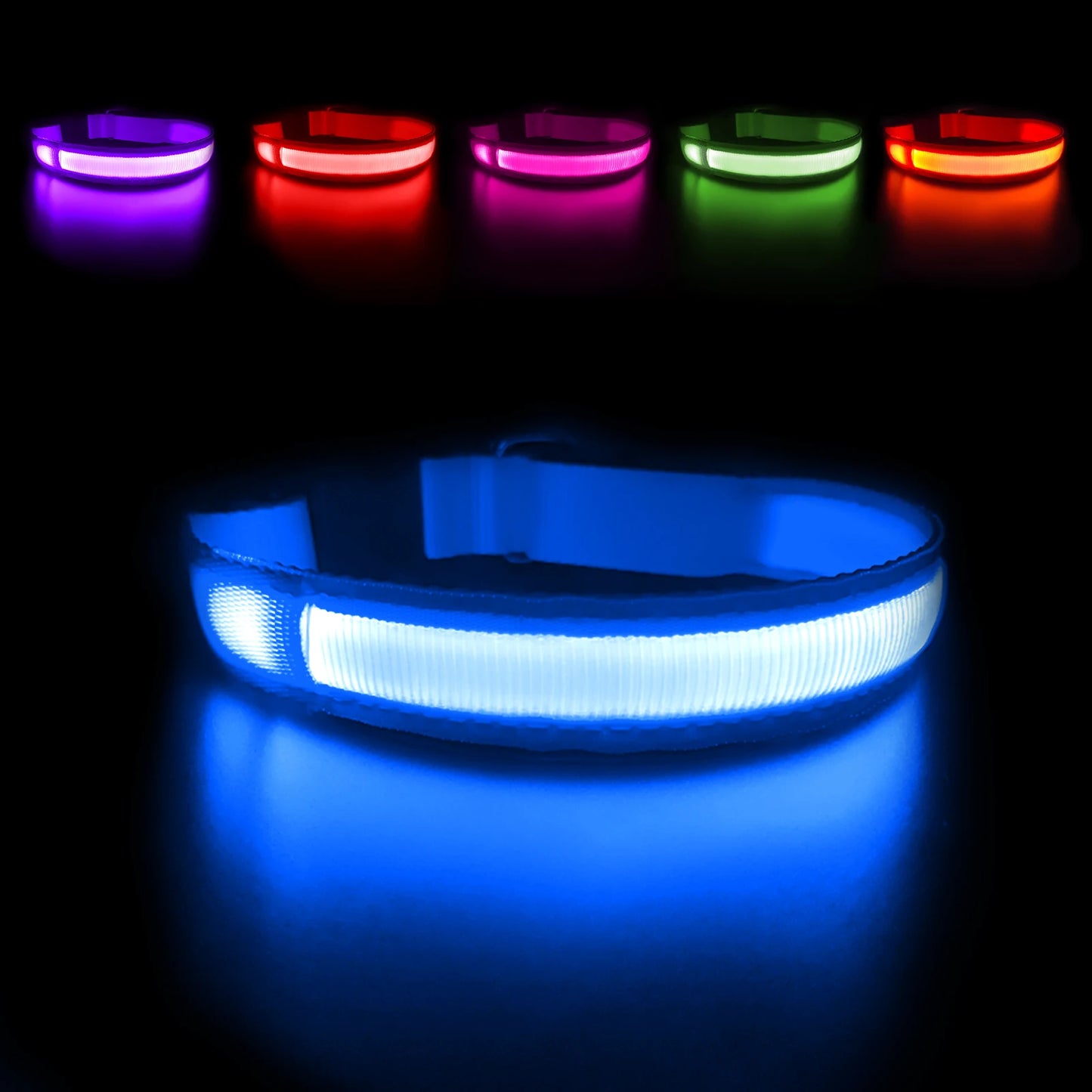 Dog Luminous Collar , Waterpoof Safety