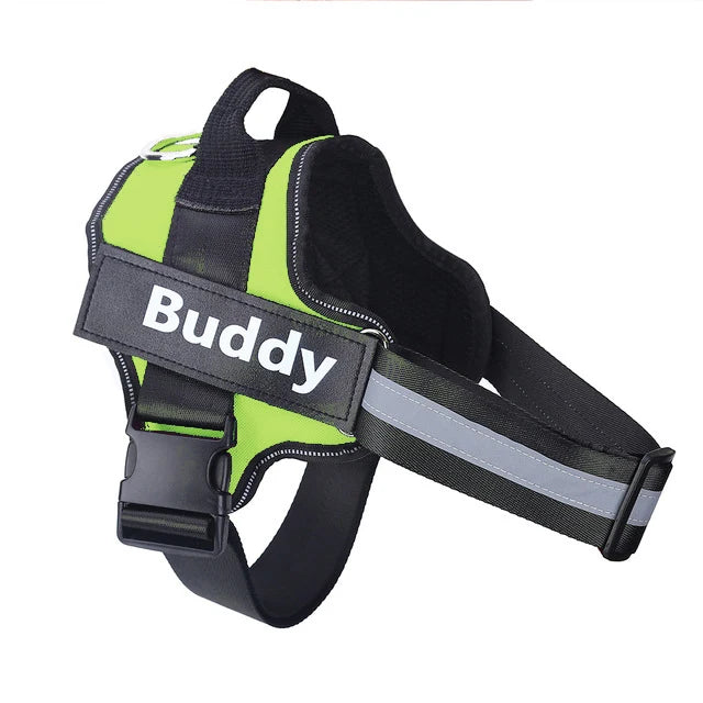 Personalized Dog Harness, NO PULL, Reflective, Breathable, Outdoor Walk Training Accessories
