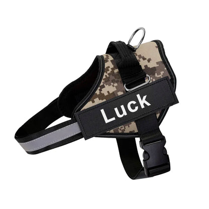 Dog Harness, Customized Reflective Breathable  and Adjustable Harness for Dog, NO PULL Outdoor Harness
