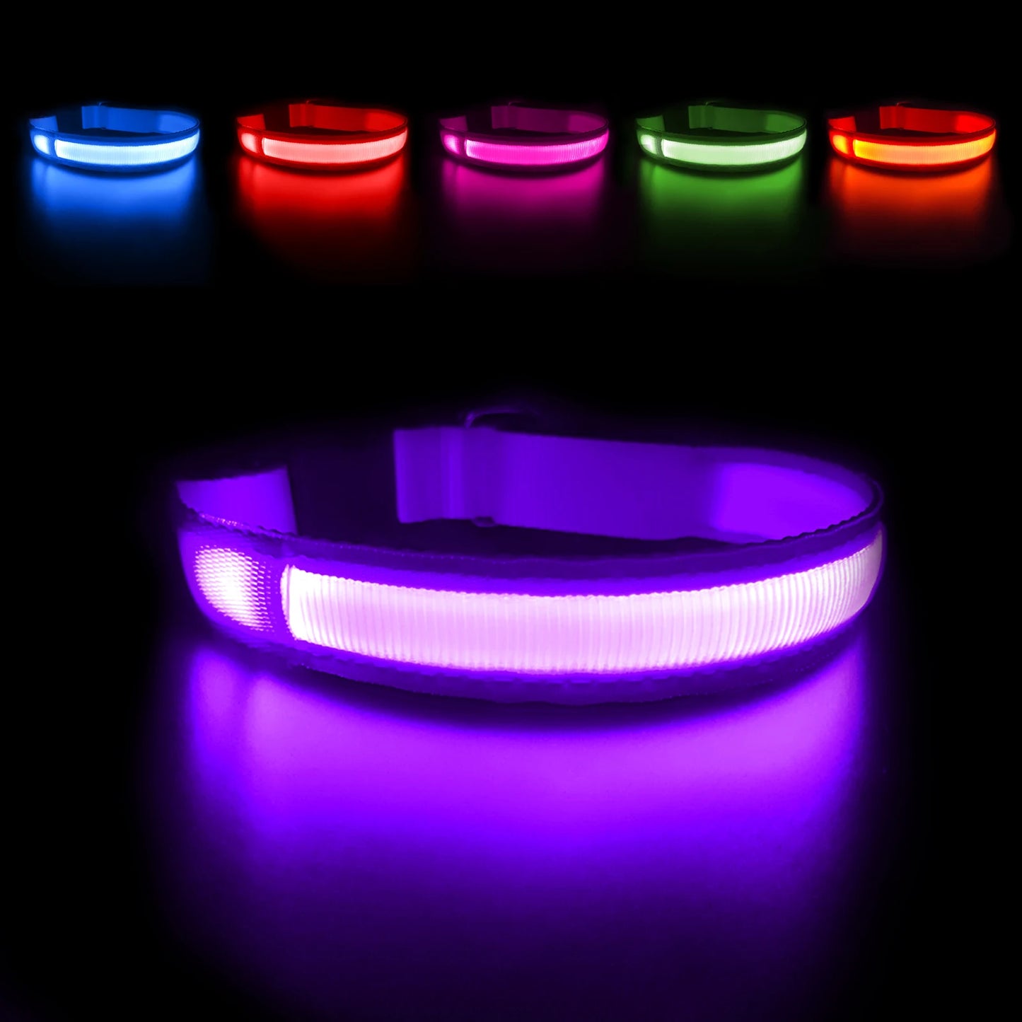 Dog Luminous Collar , Waterpoof Safety