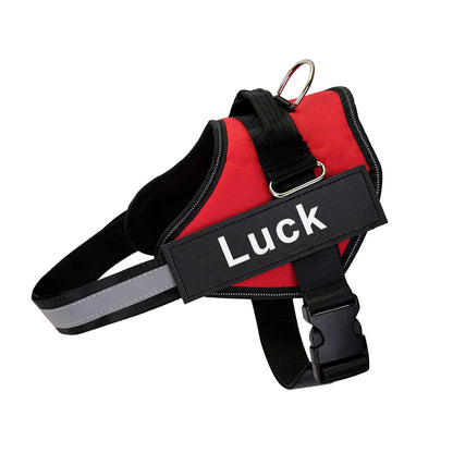 Dog Harness, Customized Reflective Breathable  and Adjustable Harness for Dog, NO PULL Outdoor Harness