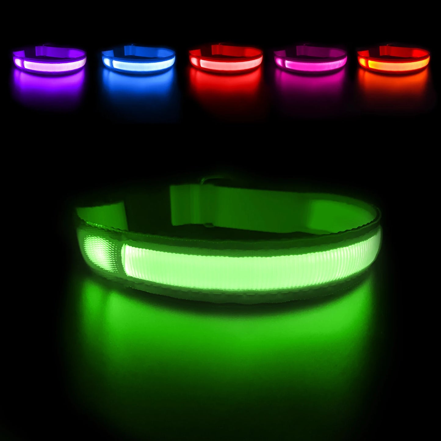 Dog Luminous Collar , Waterpoof Safety