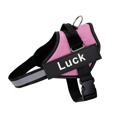 Dog Harness, Customized Reflective Breathable  and Adjustable Harness for Dog, NO PULL Outdoor Harness