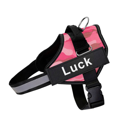 Dog Harness, Customized Reflective Breathable  and Adjustable Harness for Dog, NO PULL Outdoor Harness