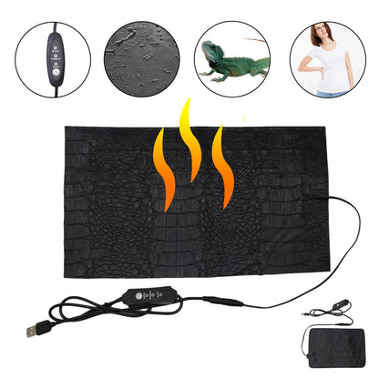 Terrarium Reptiles, Heat Mat, Climbing Pet, Heating Pads, Reptile, Electric Blanket, Reptiles (Turtles, Snake, Lizard, hamster)