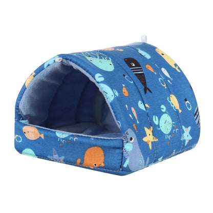Cute Cartoon Rabbit, Squirrel, Guinea Pig Nest,