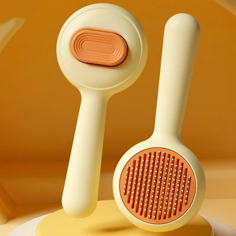 Cat Brush Self-cleaning Cat Brush, Pet Hair Remover, One Click Combs for Cats Hair Cleaning, Pet Grooming Massage, Dog Comb Brushes