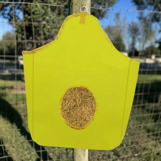 BARN & STABLE Horse Hay Bag with Metal Snap Fastener