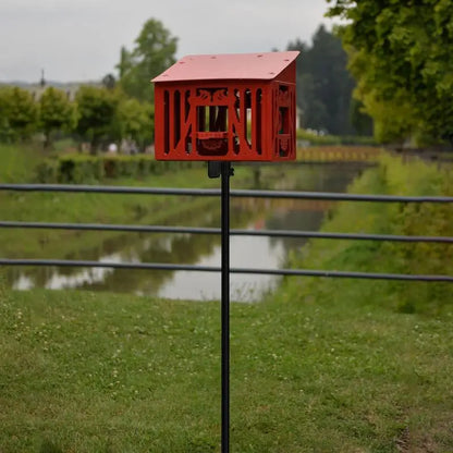 Heavy Duty Outdoor Bird Feeder Stand, Multifunctional Weather Station ,Mounting Kits For Lawn