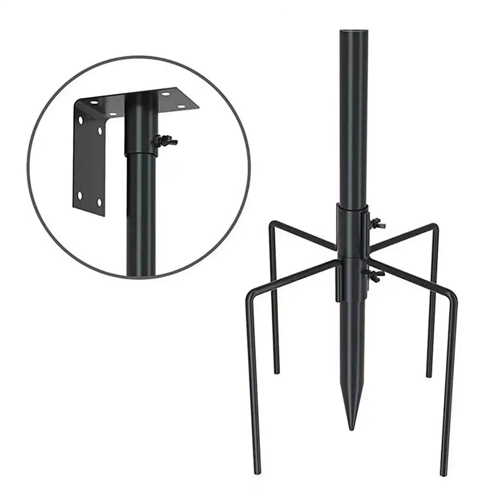 Heavy Duty Outdoor Bird Feeder Stand, Multifunctional Weather Station ,Mounting Kits For Lawn