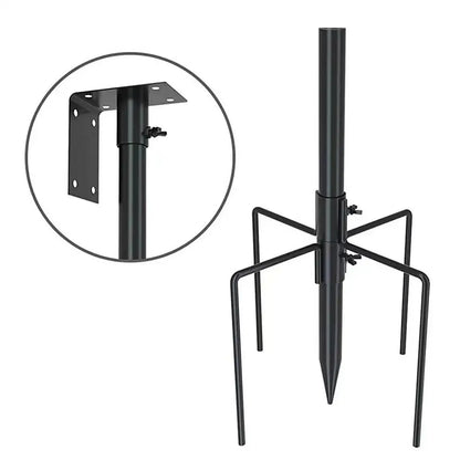 Heavy Duty Outdoor Bird Feeder Stand, Multifunctional Weather Station ,Mounting Kits For Lawn