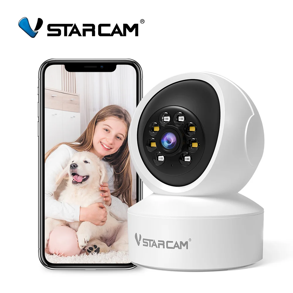 Indoor Security Camera for Home 360° Coverage