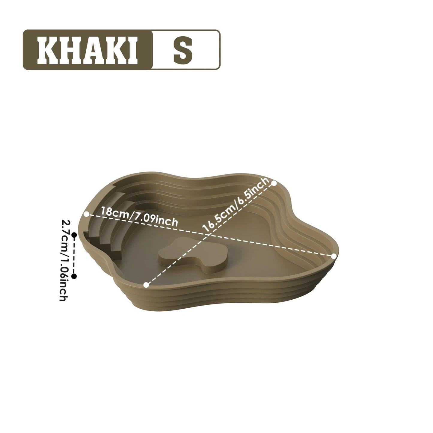 Turtle bathing basin, frog bathing basin, can also be used as food bowl and water basin, suitable for reptiles and amphibians