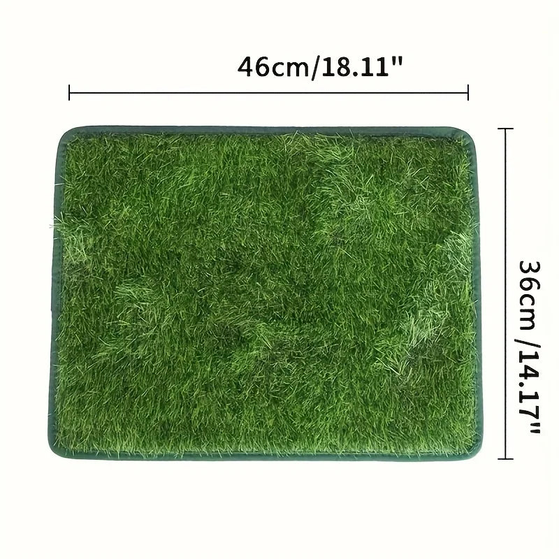Simulation Lawn Dog Toilet, Training Mat Washable Pet Urine Mat, Dog Toilet Replacement, Pad Eco-Friendly Non-Slip