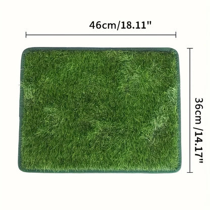 Simulation Lawn Dog Toilet, Training Mat Washable Pet Urine Mat, Dog Toilet Replacement, Pad Eco-Friendly Non-Slip