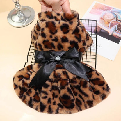 Autumn and  Winter Pet Warm Skirt for small dogs