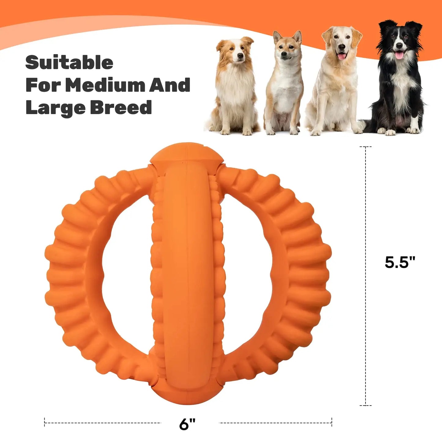 Interactive Dog Toys Detachable, Tug of War Toy
