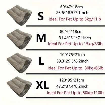 Extra Thickened Large Dog Bed, 47inch for Large Dogs, Orthopedic Dog Mat for Large Senior Dogs,
