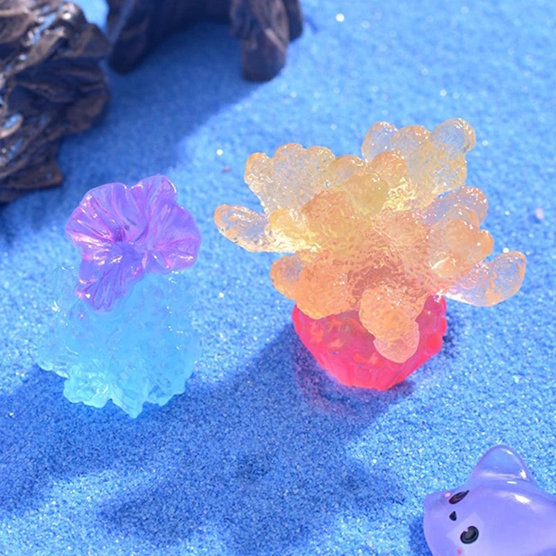 Glowing Coral Oyster for Fish Tank Aquarium Decor.