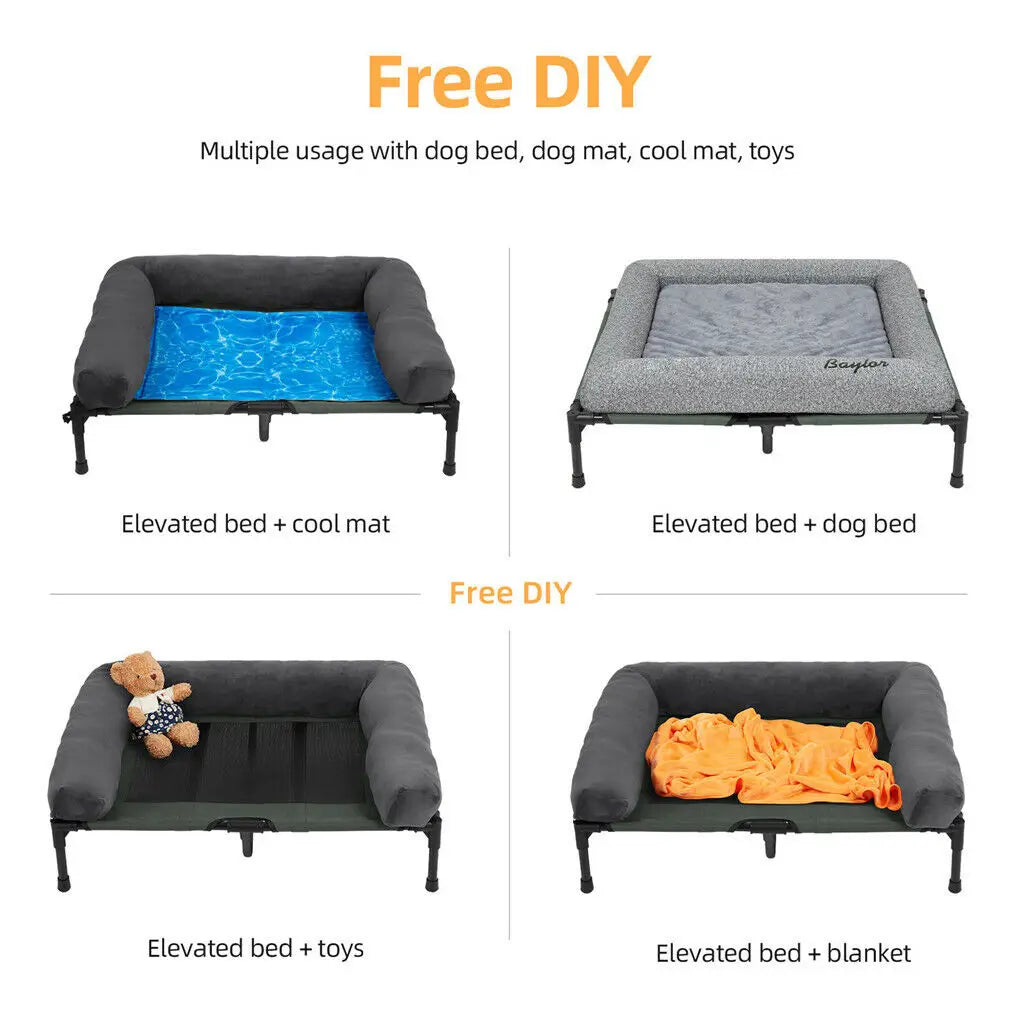 Elevated  Bed for Dogs and Cats Indoor and Outdoor