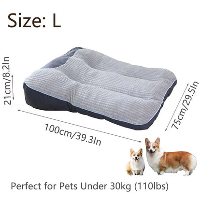 Extra Thickened Large Dog Bed, 47inch for Large Dogs, Orthopedic Dog Mat for Large Senior Dogs,
