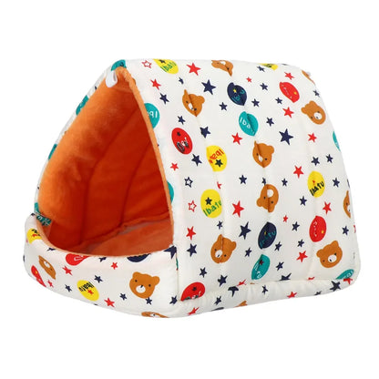 Cute Cartoon Rabbit, Squirrel, Guinea Pig Nest,