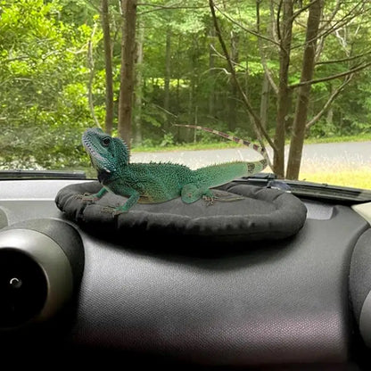 Car Lizard Hammock, Portable, Comfortable, Lizard Pad, Bearded Dragon Supplies, Lightweight Reptile Bed With Strong Suction Cup