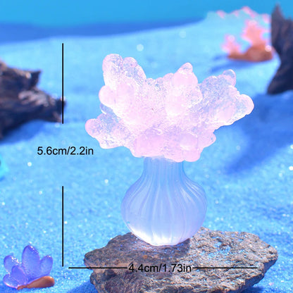 Glowing Coral Oyster for Fish Tank Aquarium Decor.