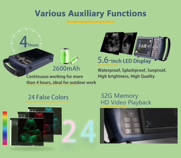 Handheld Vet Ultrasound Machine for Small Pet Dogs and Cats
