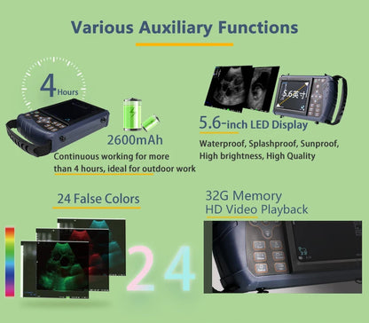 Handheld Vet Ultrasound Machine for Small Pet Dogs and Cats
