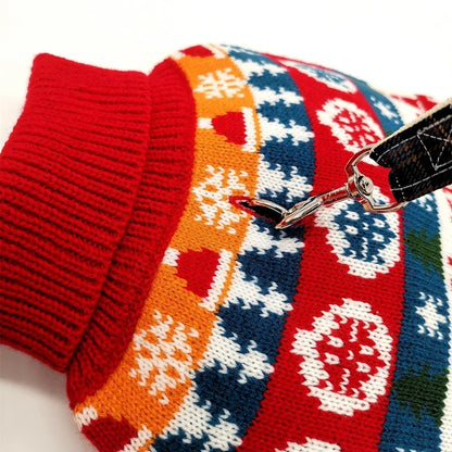 Puppy Christmas Sweaters for Small Dogs and Cats