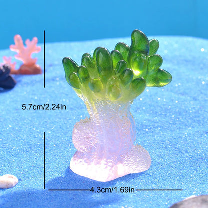 Glowing Coral Oyster for Fish Tank Aquarium Decor.