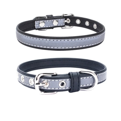 Custom Engraved Leather Dog Collar , Personalized with Name Phone Number, Adjustable Puppy for Medium Large Pet, Gift for Owner