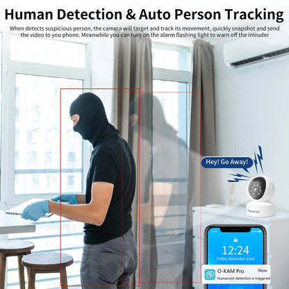 Indoor Security Camera for Home 360° Coverage