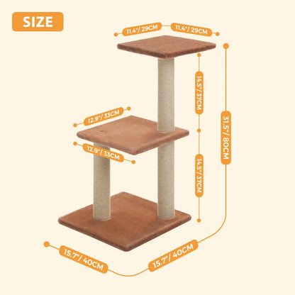 Cat tree and Tower for Indoor with Scratching Posts, Big Hammock, and Removable Top Perch.