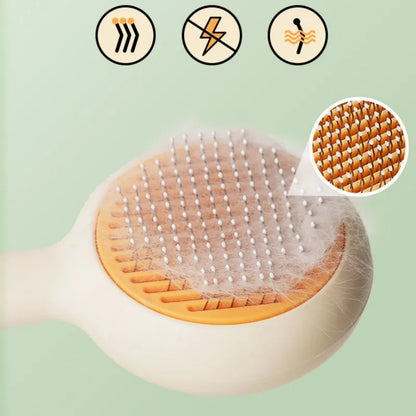 Cat Brush Self-cleaning Cat Brush, Pet Hair Remover, One Click Combs for Cats Hair Cleaning, Pet Grooming Massage, Dog Comb Brushes