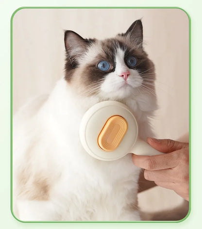 Cat Brush Self-cleaning Cat Brush, Pet Hair Remover, One Click Combs for Cats Hair Cleaning, Pet Grooming Massage, Dog Comb Brushes