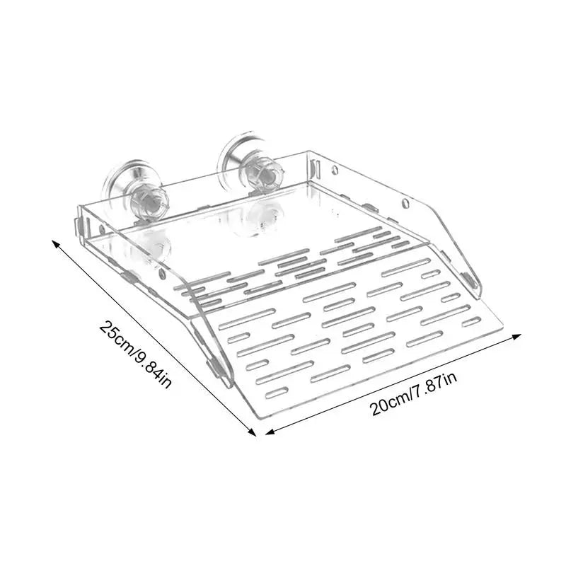 Turtle Basking Ramp, Acrylic Multipurpose Basking Dock, Aquarium Reptile Resting Terrace, Turtle Tank Accessories For Lizards, and Frogs