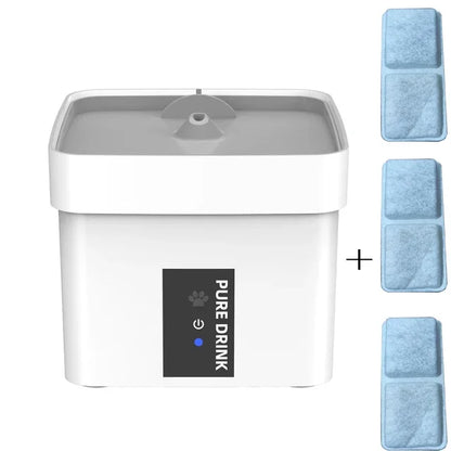 UVC Disinfection Cat Water Fountain, Dog Drink Bowl, Automatic Pet Drinking, Smart Dispenser Bowls