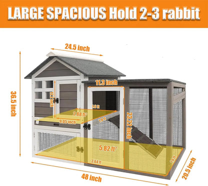 Small Animal Two-Story Hutch