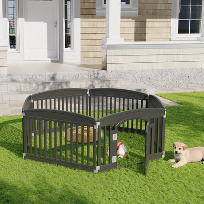 Plastic Folding Portable Dog Playpen for Medium Dogs, which can be placed indoor or outdoor