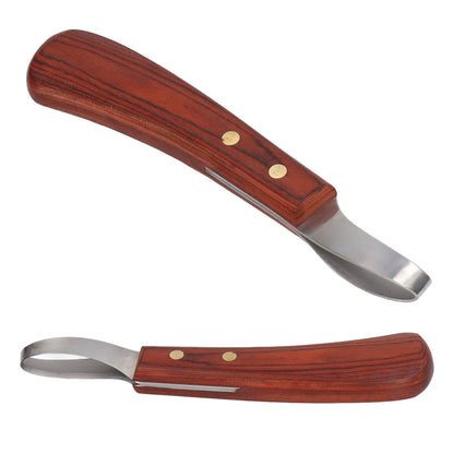 Horse Hoof Trimmer Shears, Stainless Steel Blade, Rubber Wood Handle, Multipurpose (Cattle and Horse Hoof Cutter)