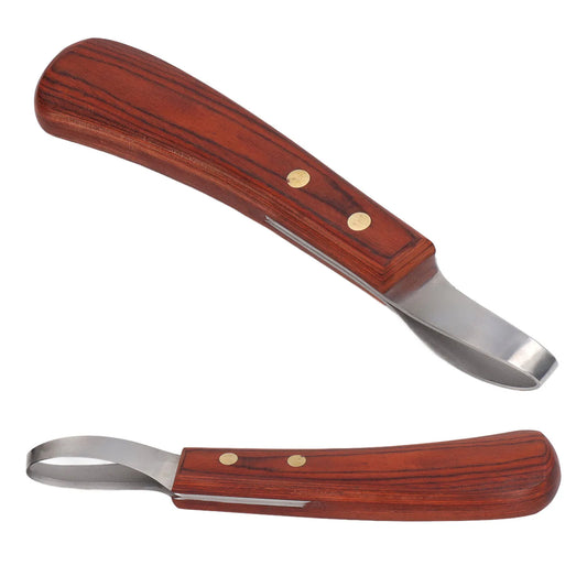 Horse Hoof Trimmer Shears, Stainless Steel Blade, Rubber Wood Handle, Multipurpose (Cattle and Horse Hoof Cutter)
