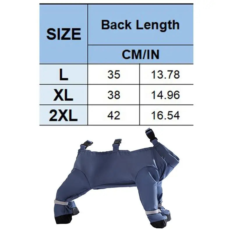 Adjustable Anti-Fall Dog Waterproof Boots With Suspenders